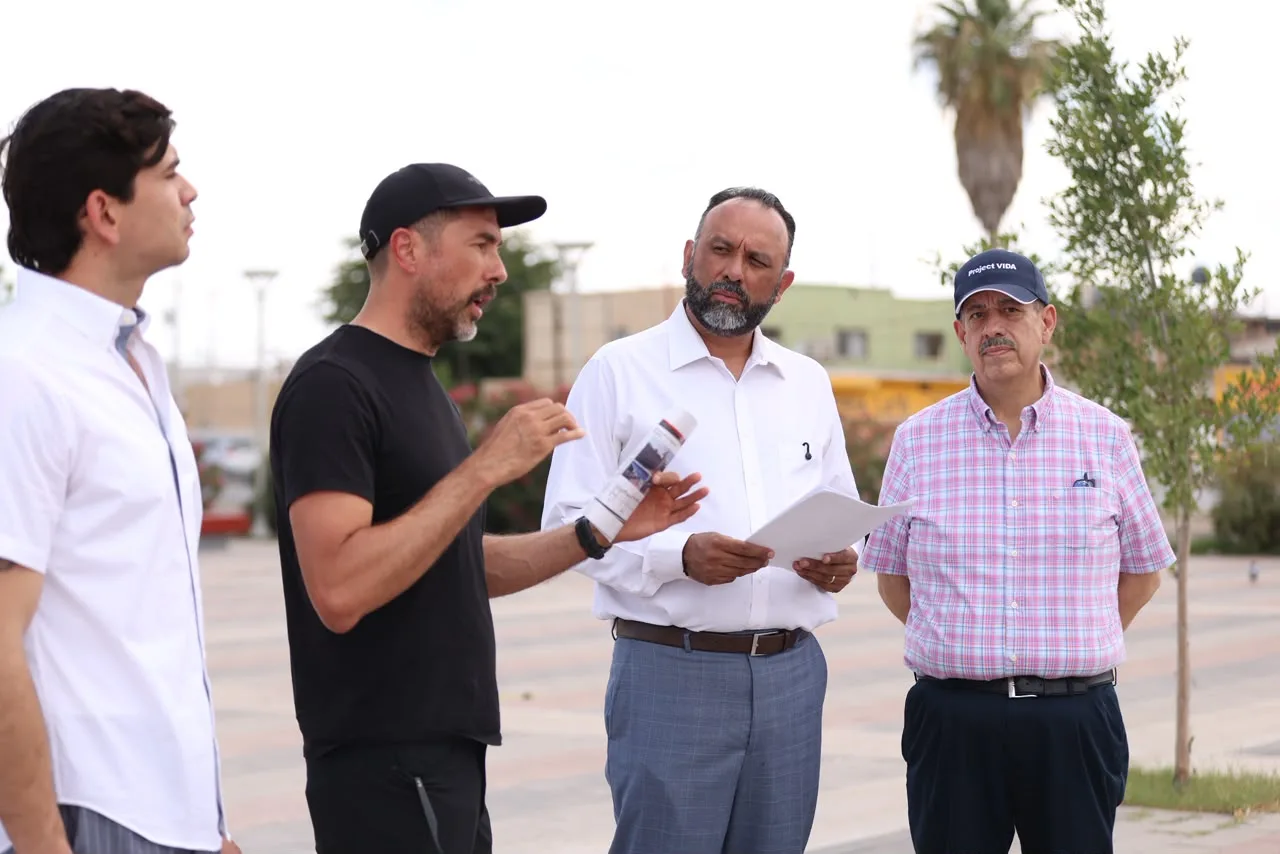 Avanzan trabajos de rehabilitación en la Plaza del Periodista de Ciudad Juárez - imagen 6