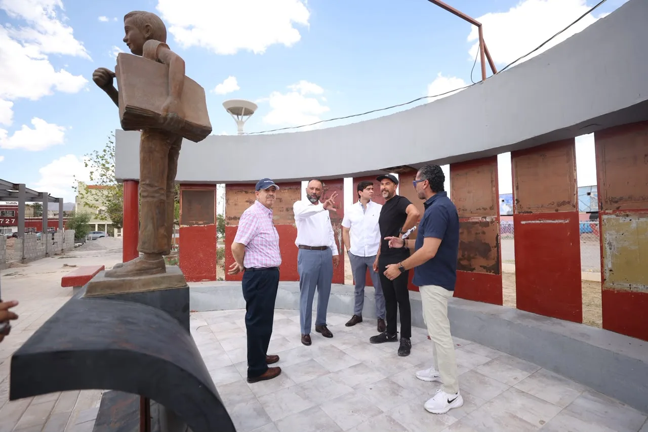 Avanzan trabajos de rehabilitación en la Plaza del Periodista de Ciudad Juárez - imagen 9