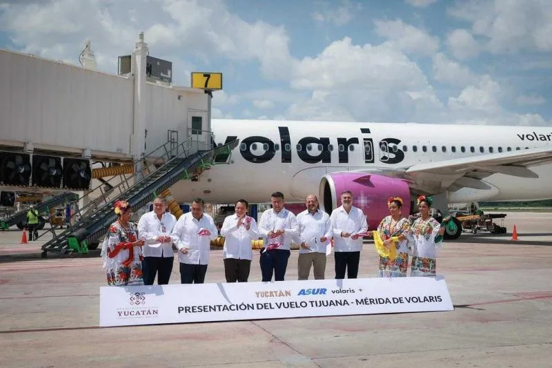 Volaris inaugura ruta Tijuana-Mérida para ampliar conectividad aérea en Yucatán - imagen 1