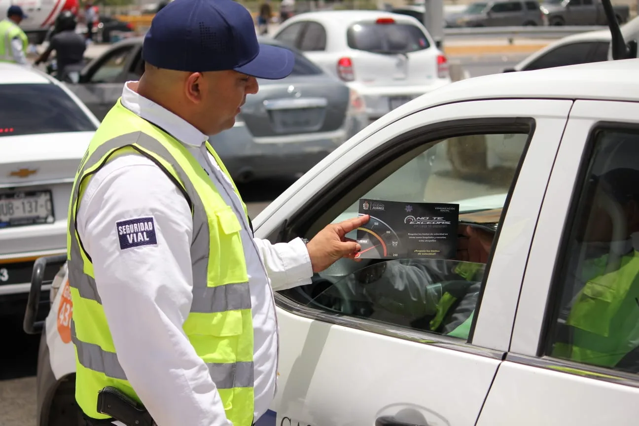 Campaña “No te excedas, en casa te esperan” promueve conducción responsable en Juárez - imagen 3
