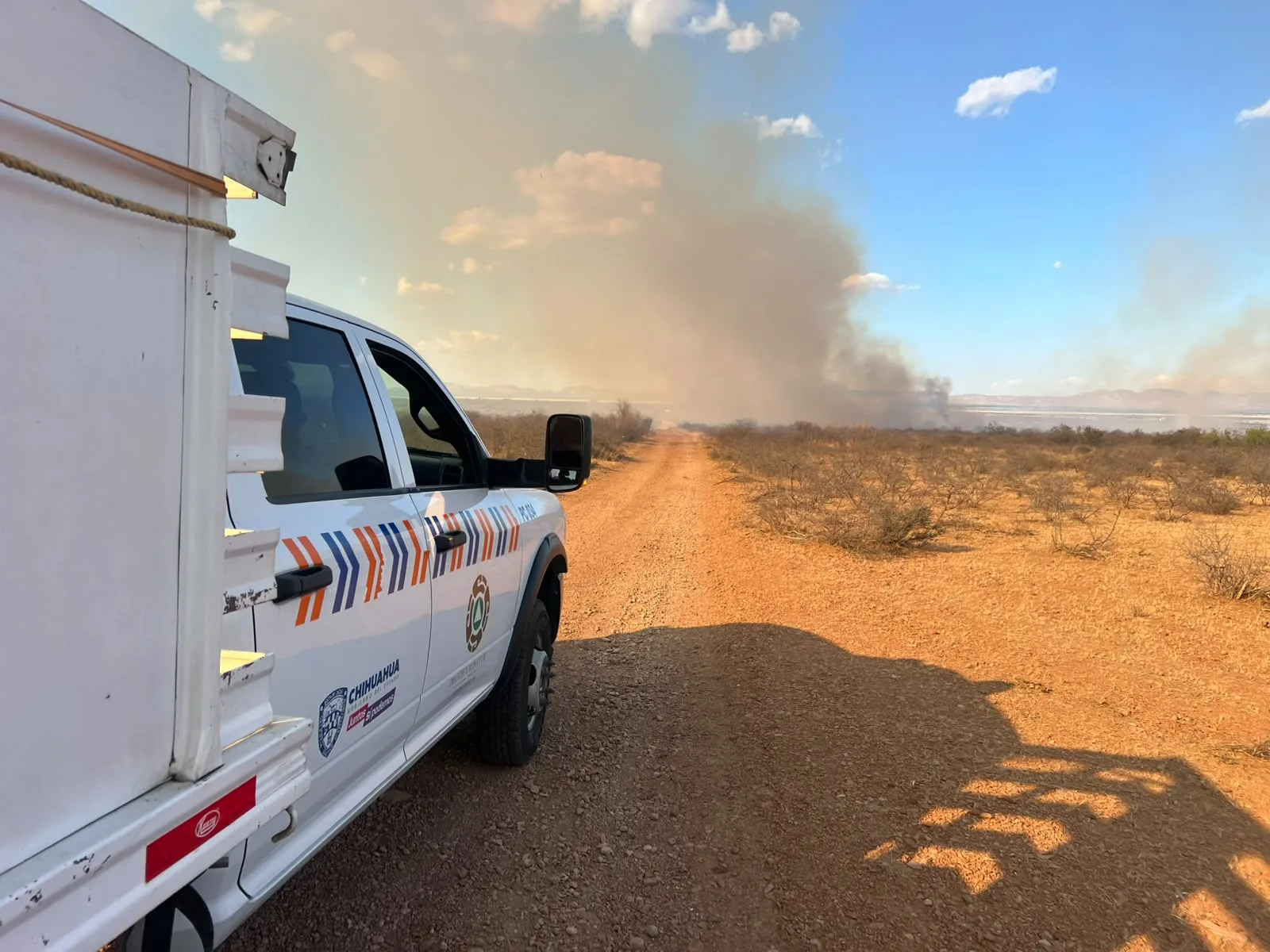 Controlan incendio de pastizal en Rancho El Diamante en Chihuahua - imagen 4
