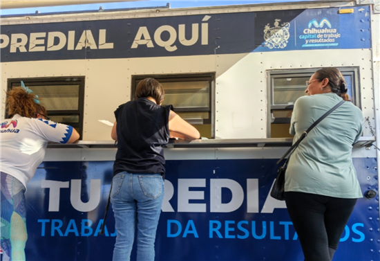 El Teso Móvil llega al parque Los Tronquitos para facilitar pago de Predial en Chihuahua - imagen 4