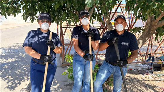 Municipio de Chihuahua impulsa servicios y limpieza en colonia Punta Oriente