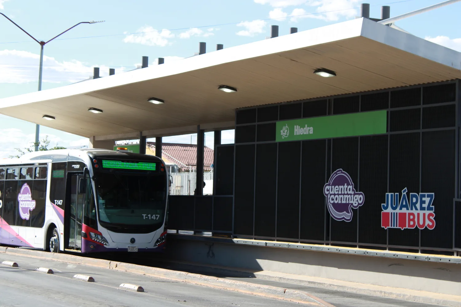 JuárezBus instala CAM Móvil en estación Hiedra del BRT-1 del 14 al 18 de julio - imagen 1
