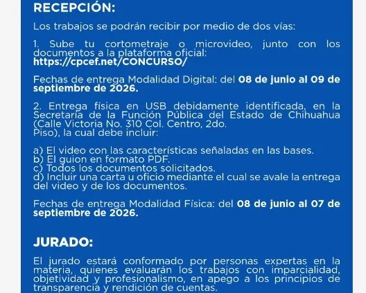 Concurso Transparencia en Corto 2026 invita a jóvenes de Chihuahua a crear microvideos sobre riesgos de la IA - imagen 5