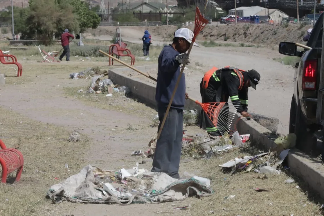 Realizan mantenimiento integral en Parque Las Tortugas de Ciudad Juárez - imagen 1