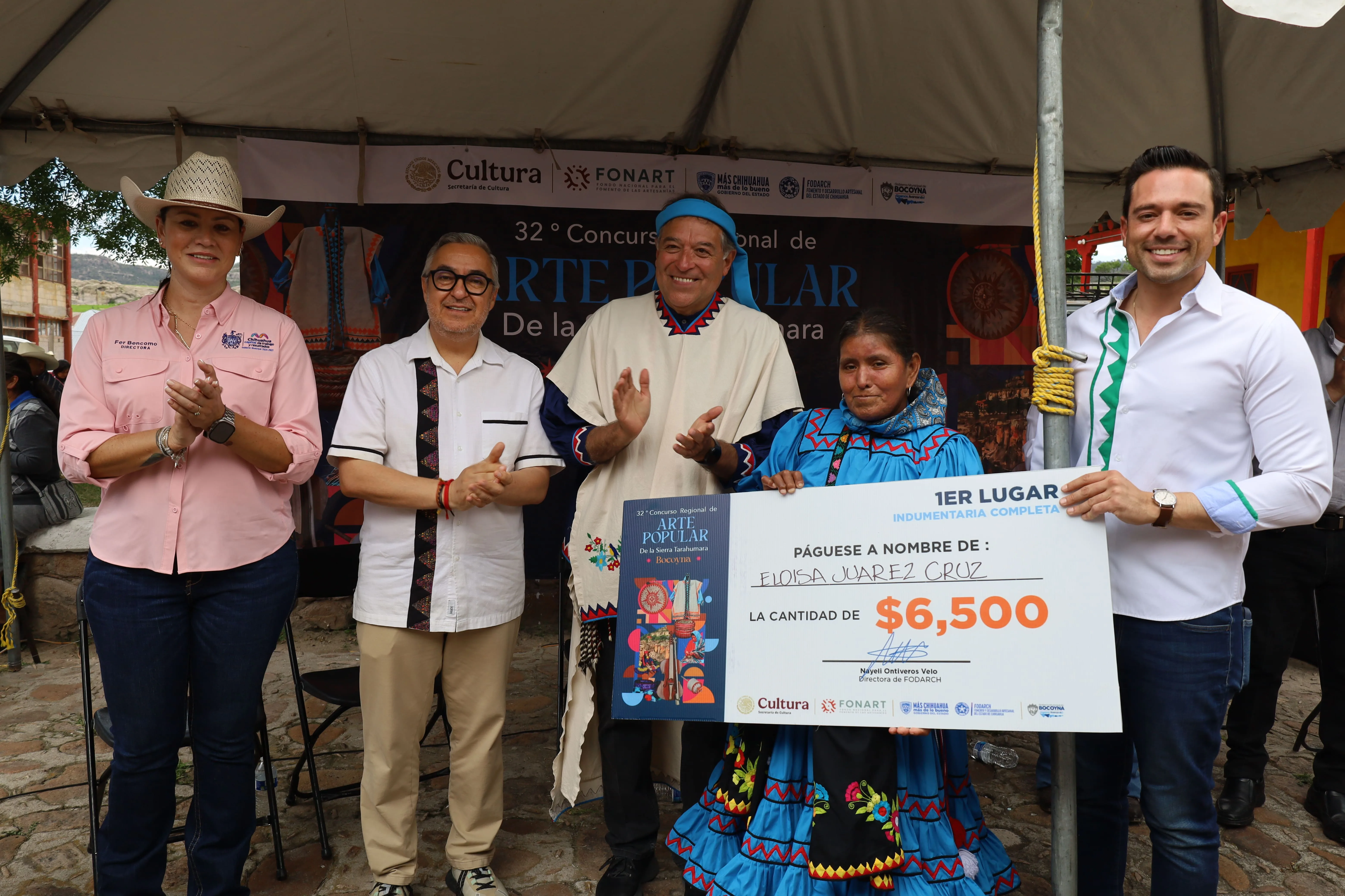 Premian a artesanos rarámuri en el 32 Concurso Regional de Arte Popular de la Sierra Tarahumara - imagen 1