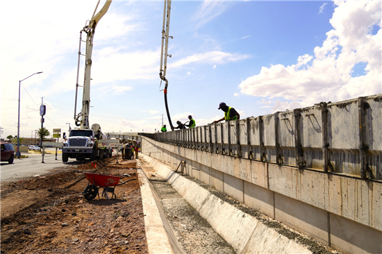 Avanza al 82% la construcción del Paso Superior en Los Nogales y avenida De las Industrias en Chihuahua - imagen 1