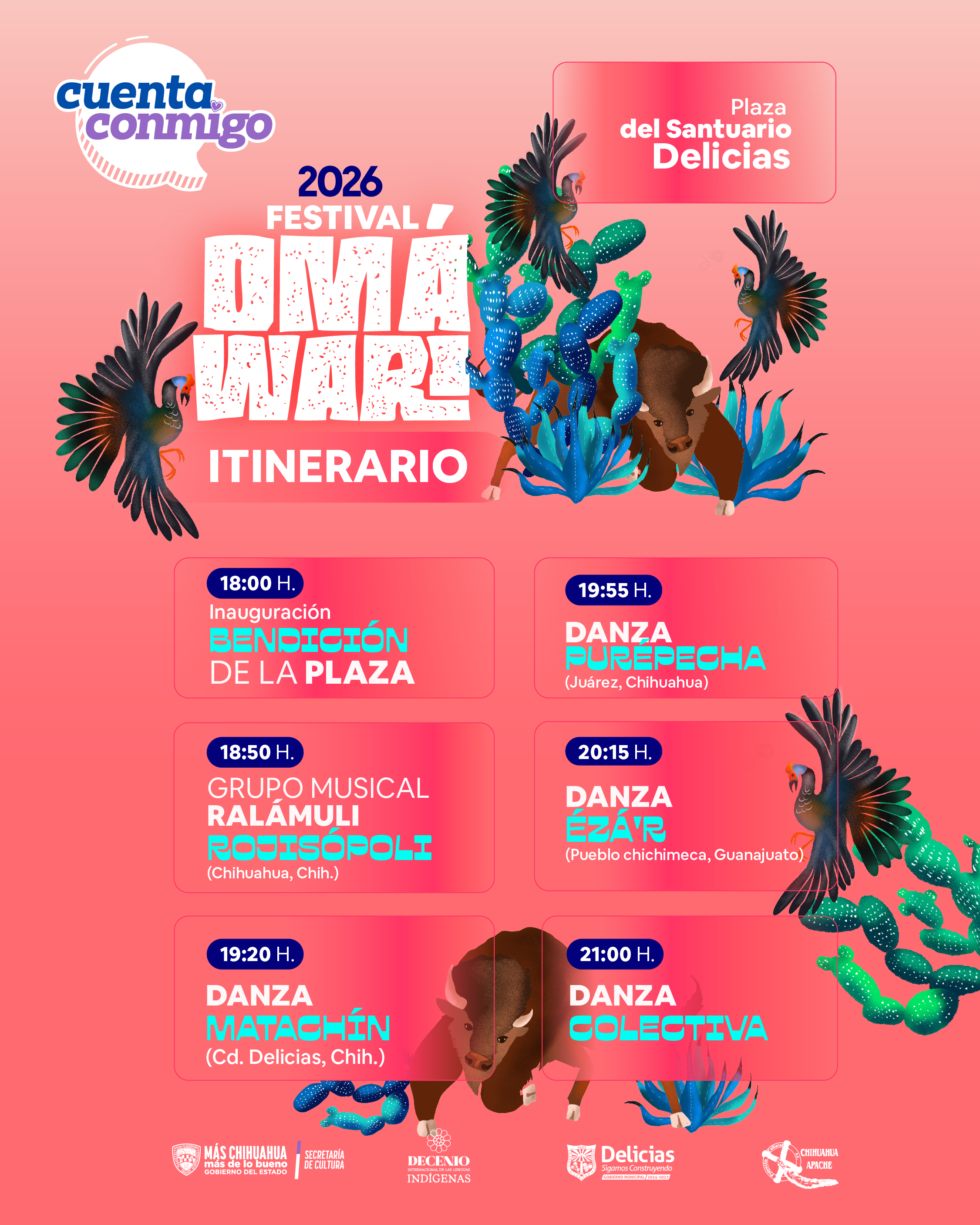 Festival Omáwari 2026 en Delicias celebra la cultura de los pueblos originarios - imagen 1