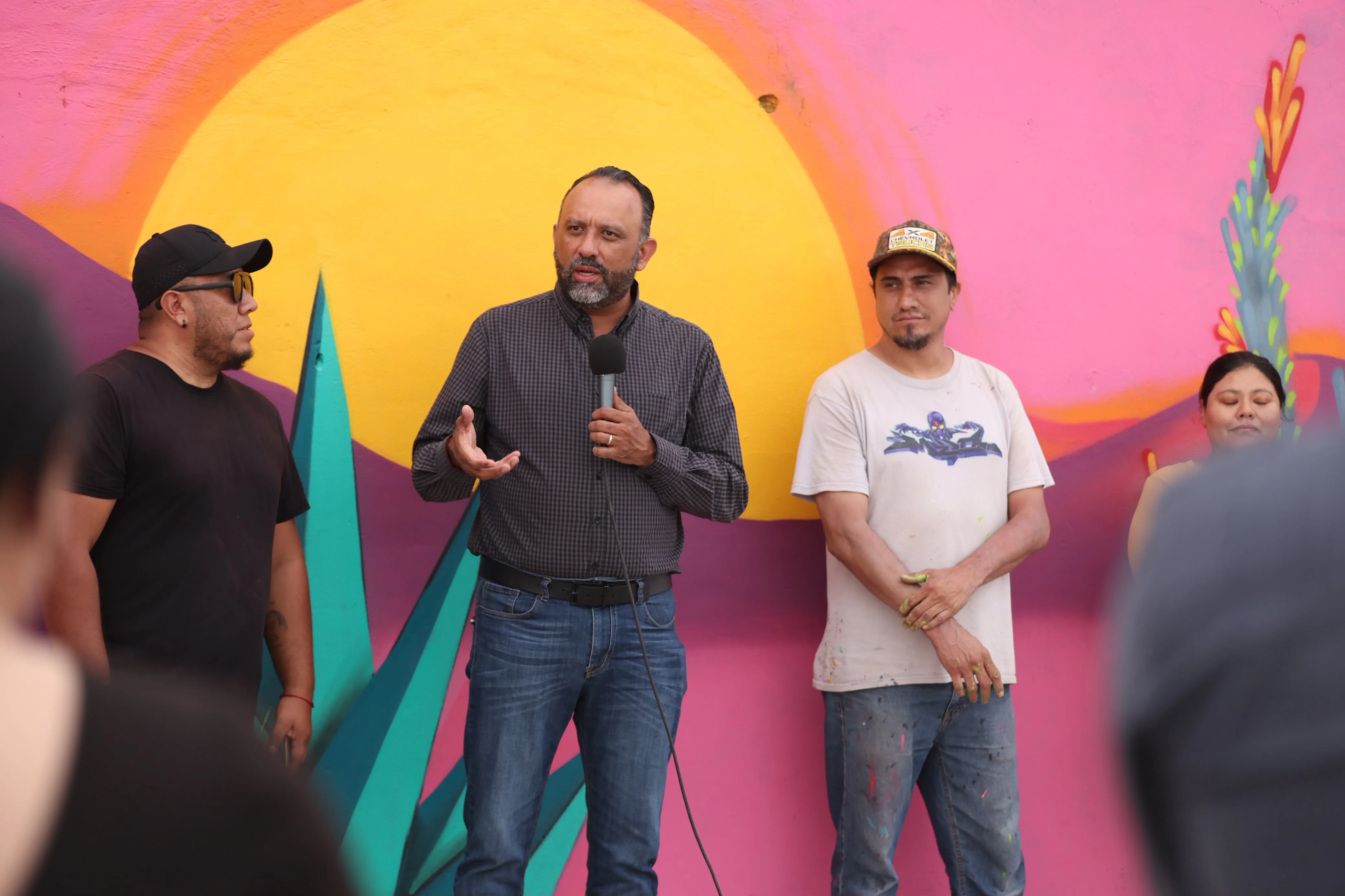 Avanza la rehabilitación del parque Mujer Tepehuana con murales y reforestación en Juárez - imagen 3