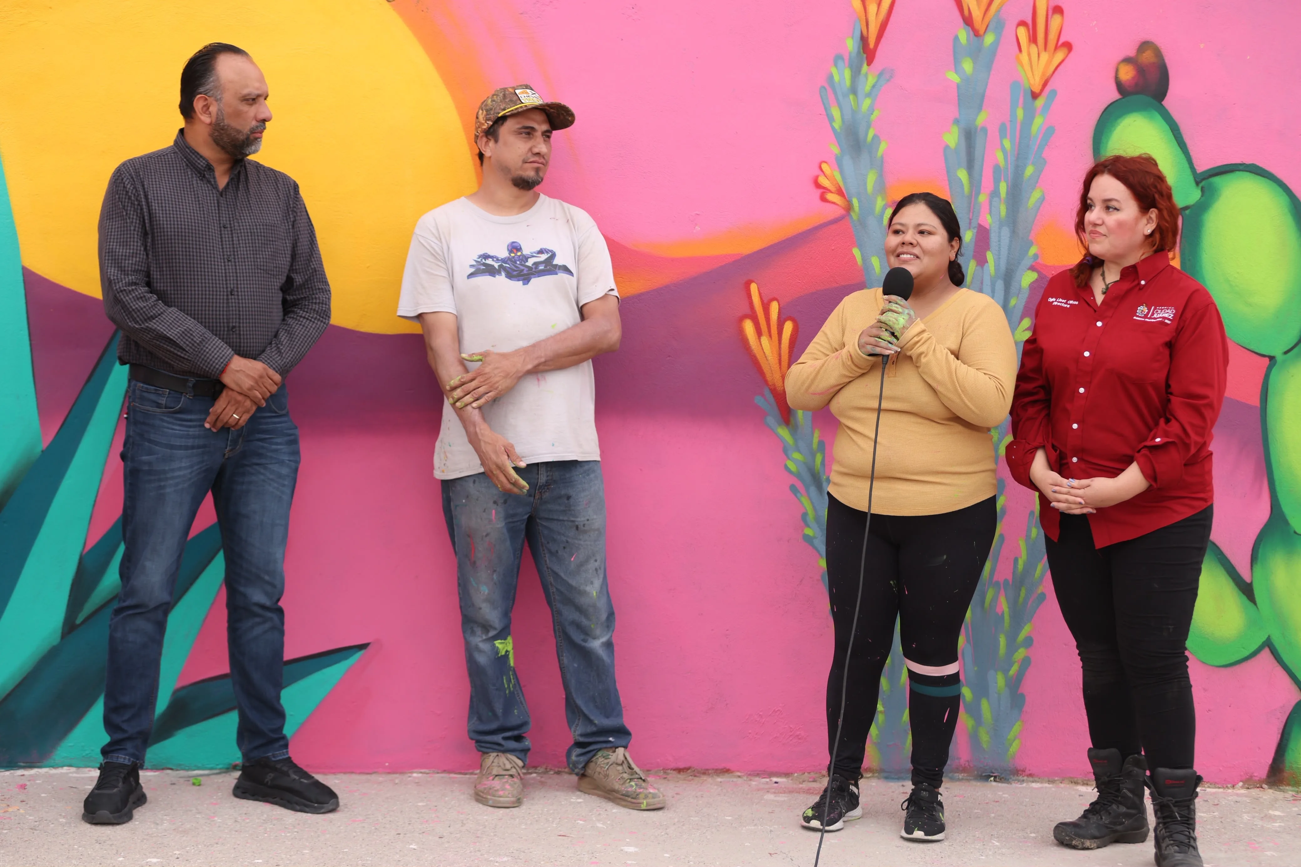 Avanza la rehabilitación del parque Mujer Tepehuana con murales y reforestación en Juárez - imagen 5