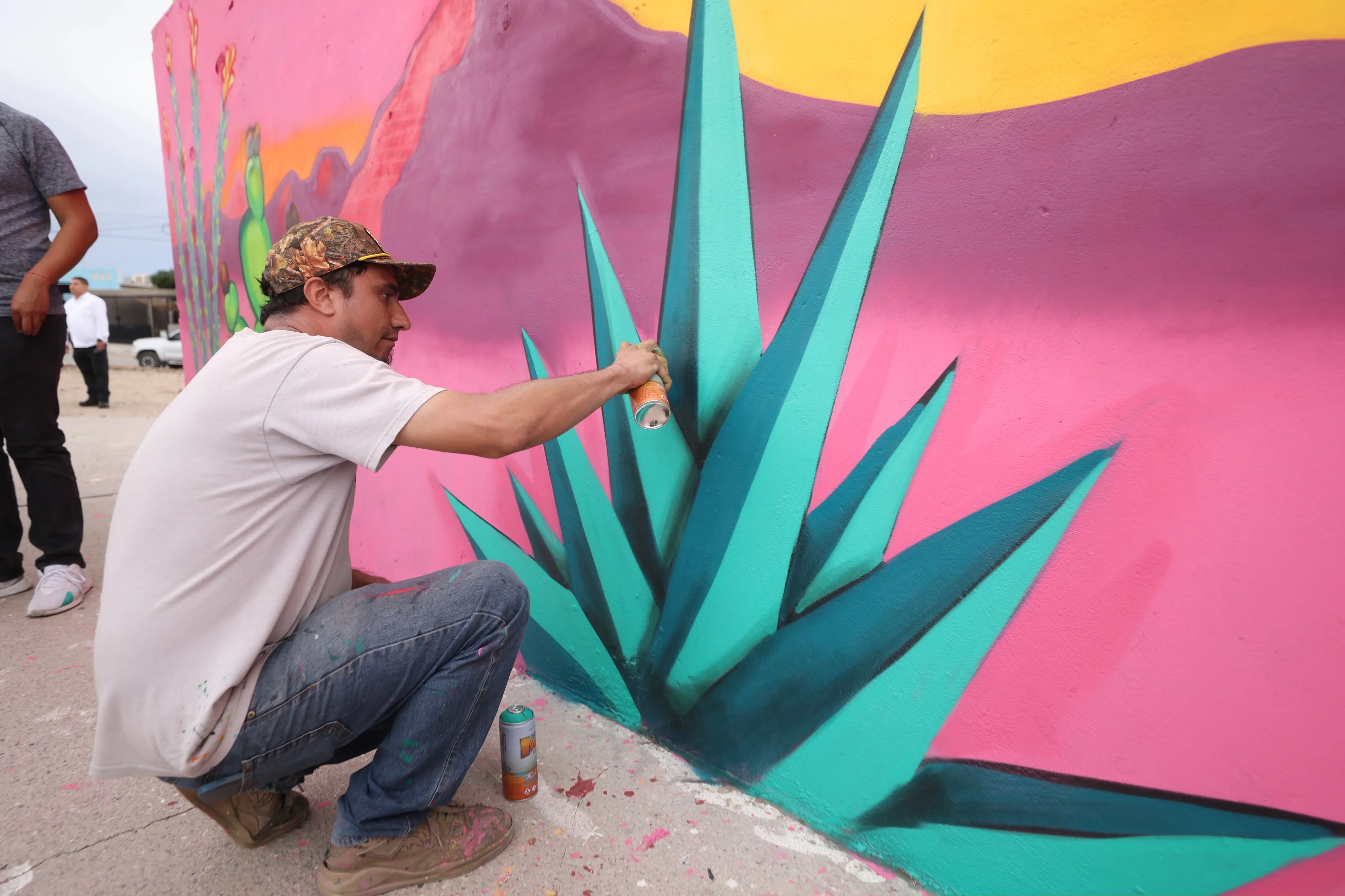 Avanza la rehabilitación del parque Mujer Tepehuana con murales y reforestación en Juárez - imagen 6