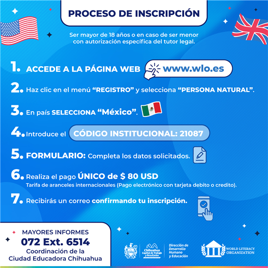 Abren inscripción para nivel B1 de beca de inglés con certificación internacional en Chihuahua - imagen 1