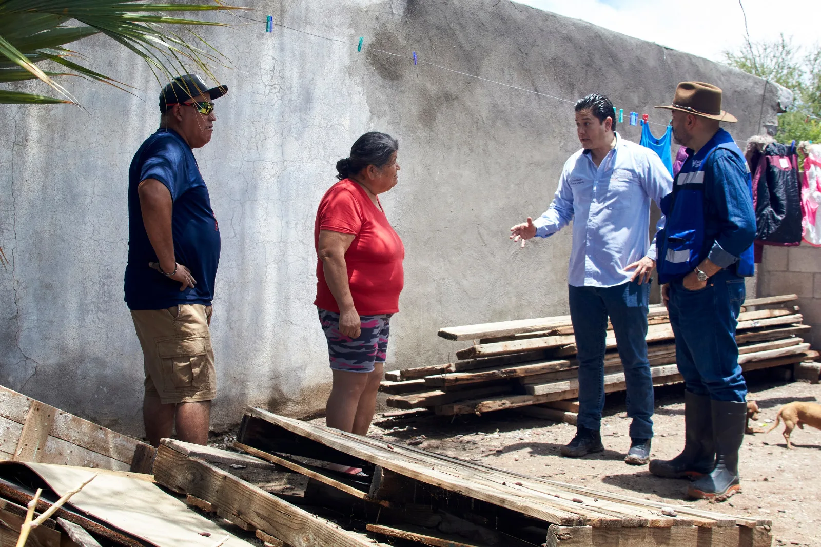 50 familias de Nicolás Bravo reciben apoyos tras lluvias en Delicias, Chihuahua - imagen 1