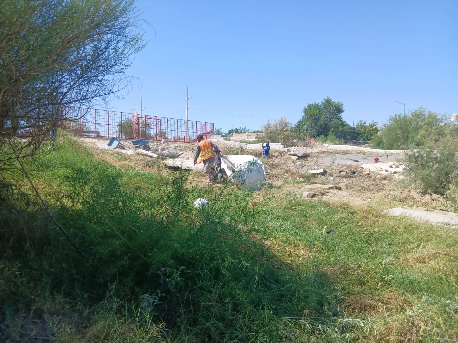 Operativo de limpieza y mantenimiento avanza en Riberas del Bravo y Lomas del Valle en Juárez - imagen 5