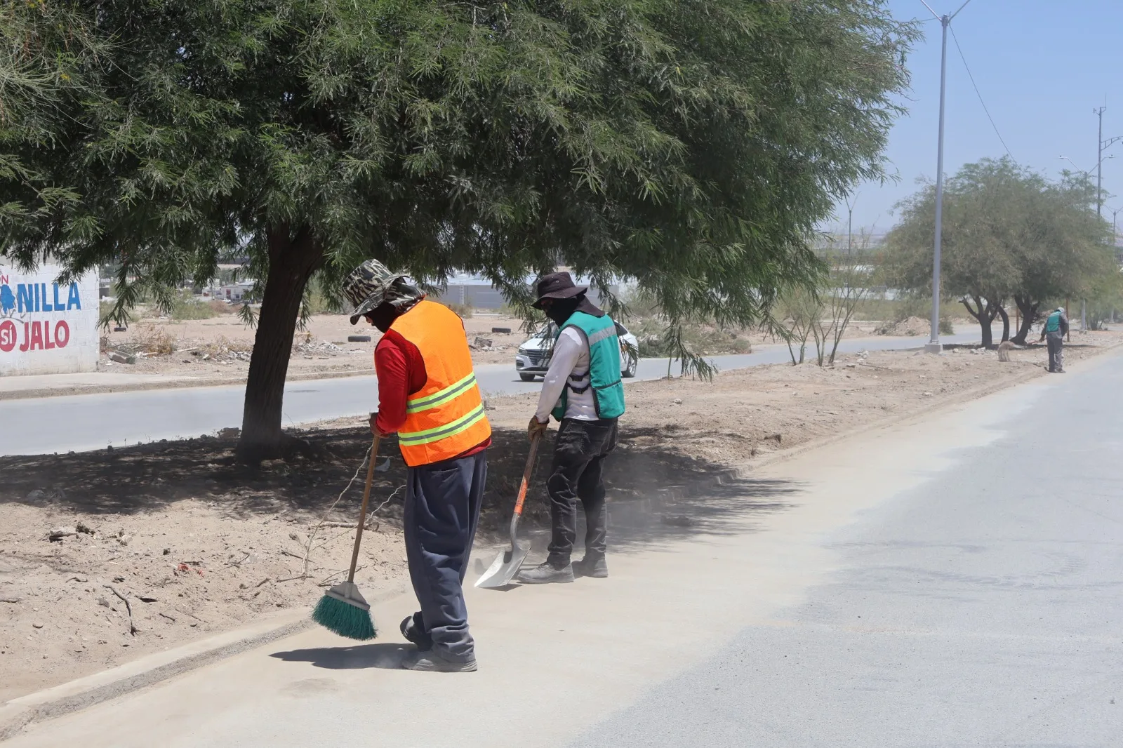 Operativo de limpieza y mantenimiento avanza en Riberas del Bravo y Lomas del Valle en Juárez - imagen 6