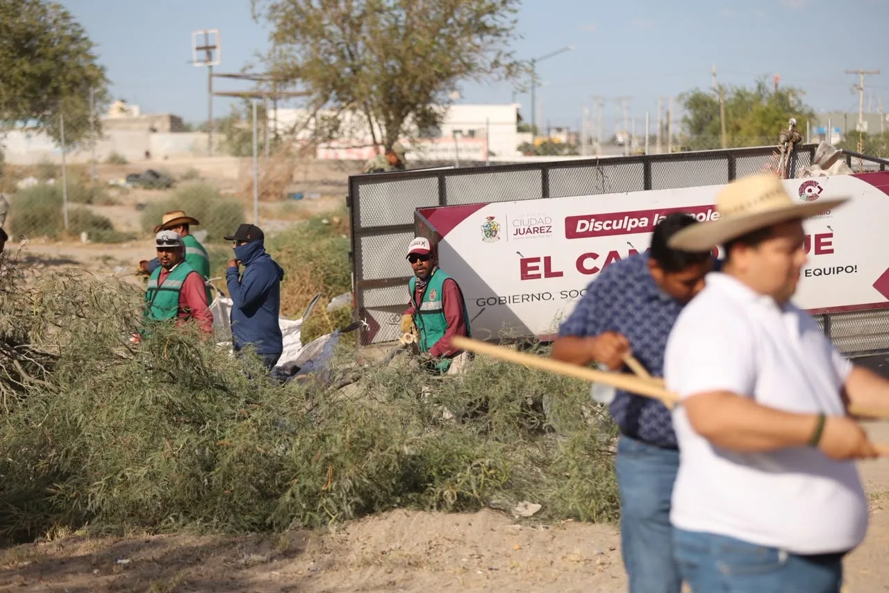 Arranca en Riberas del Bravo programa “Juárez Amanece Limpio” con participación ciudadana - imagen 5
