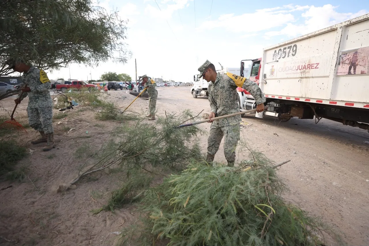 Arranca en Riberas del Bravo programa “Juárez Amanece Limpio” con participación ciudadana - imagen 7