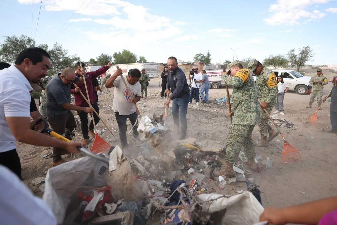 Arranca en Riberas del Bravo programa “Juárez Amanece Limpio” con participación ciudadana - imagen 10