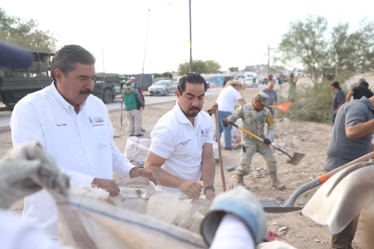 Arranca en Riberas del Bravo programa “Juárez Amanece Limpio” con participación ciudadana - imagen 14