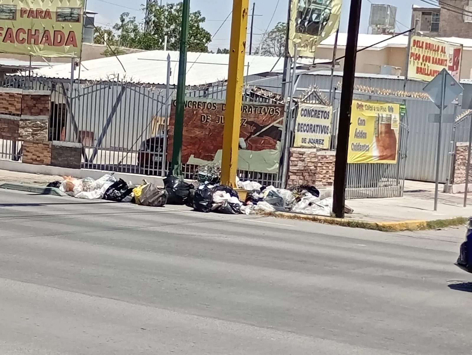 Retiran acumulación de basura en avenida Insurgentes de Ciudad Juárez para prevenir riesgos sanitarios - imagen 1